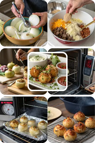 A step-by-step guide to preparing delicious Onion Bombs.