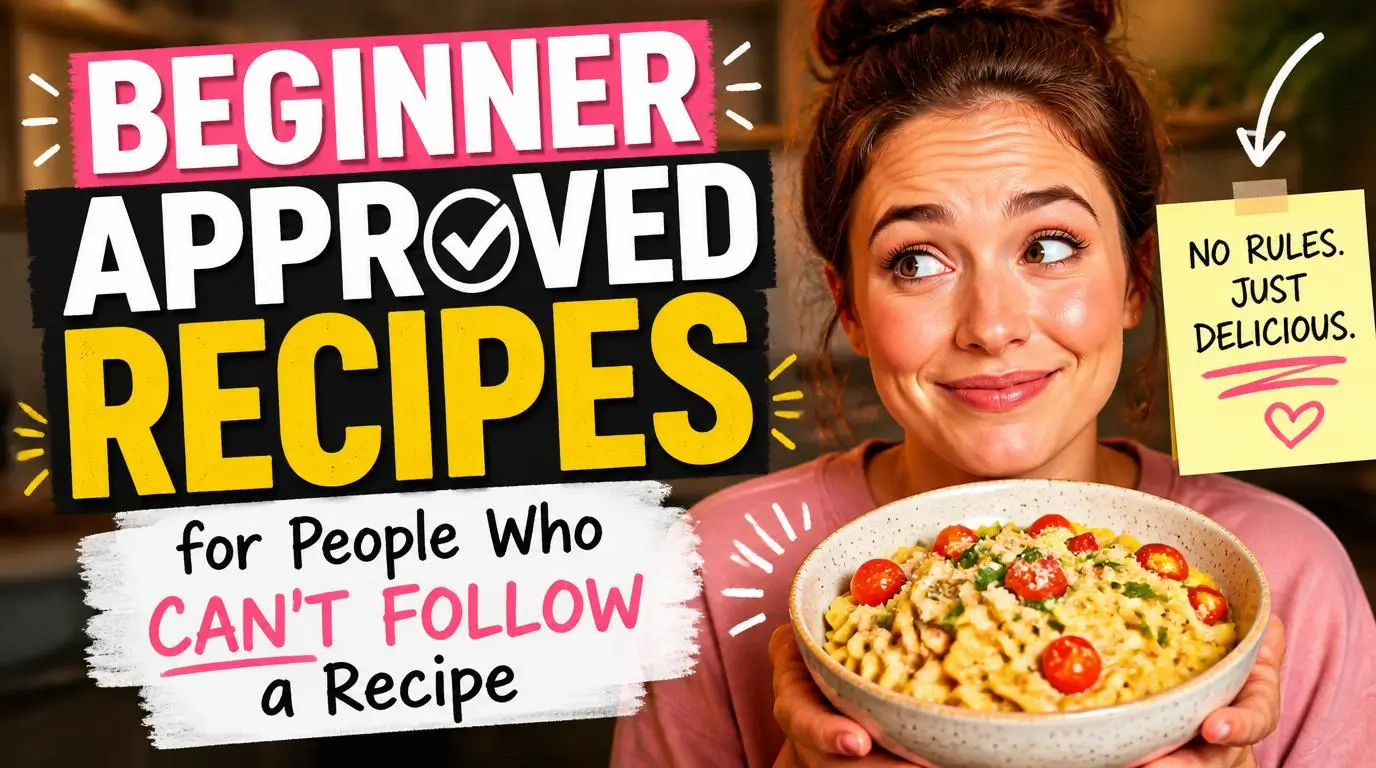 Beginner Approved Recipes for People Who Can't Follow a Recipe